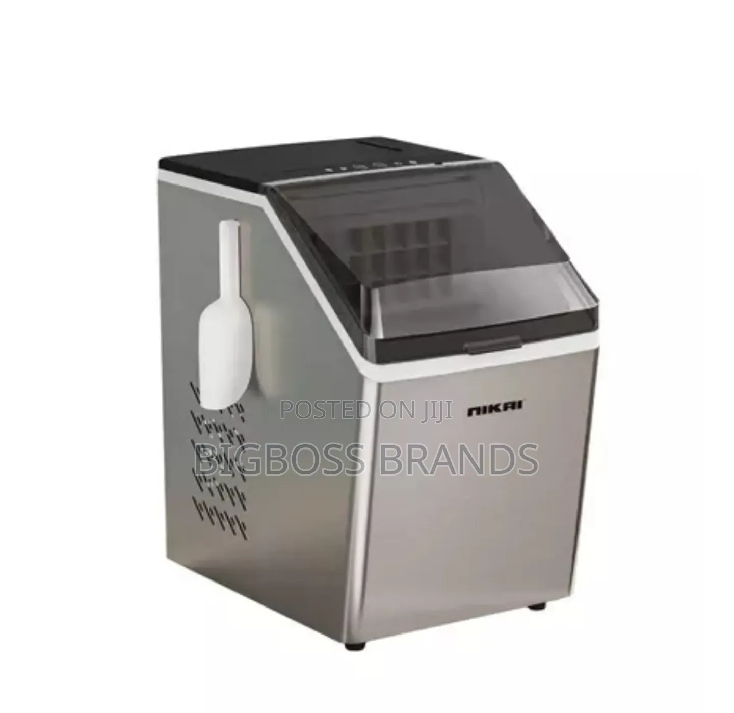 Nikai Ice Maker 3.2 Liters Tank 24 Ice Cubes Watts 130 Capacity 20kg