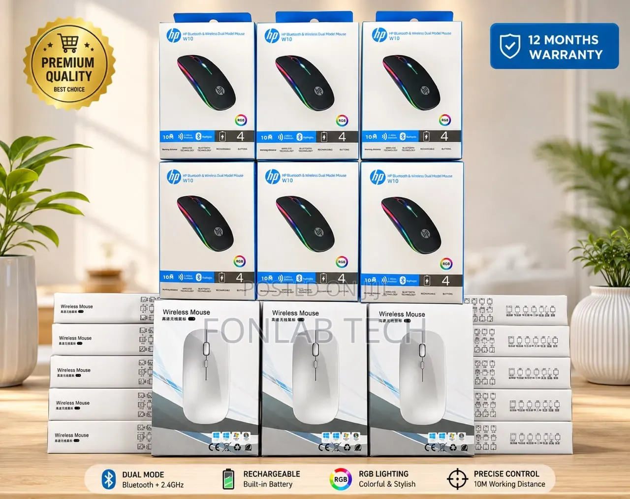 HP Wireless Mouse Bluetoorh 2.4gz