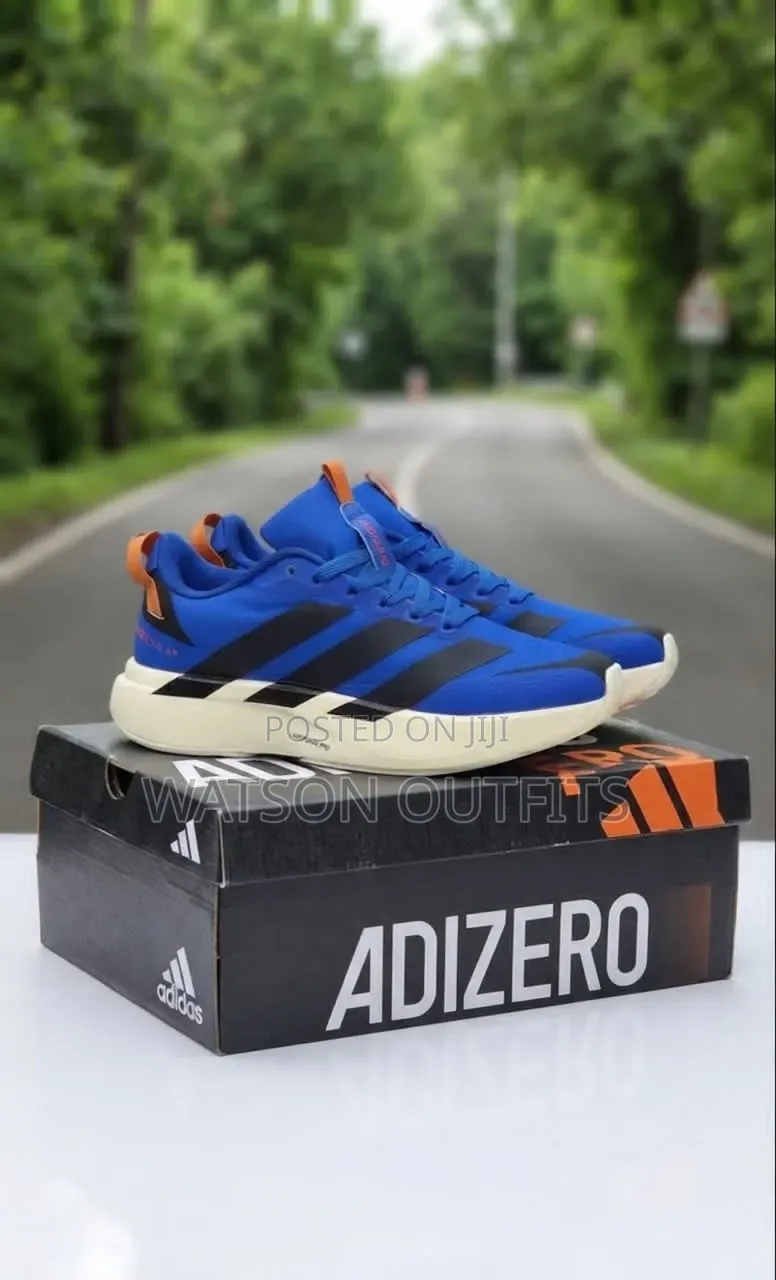 6 Colours Adidas Adizero Brand Men's Leather Shoes or Sneakers