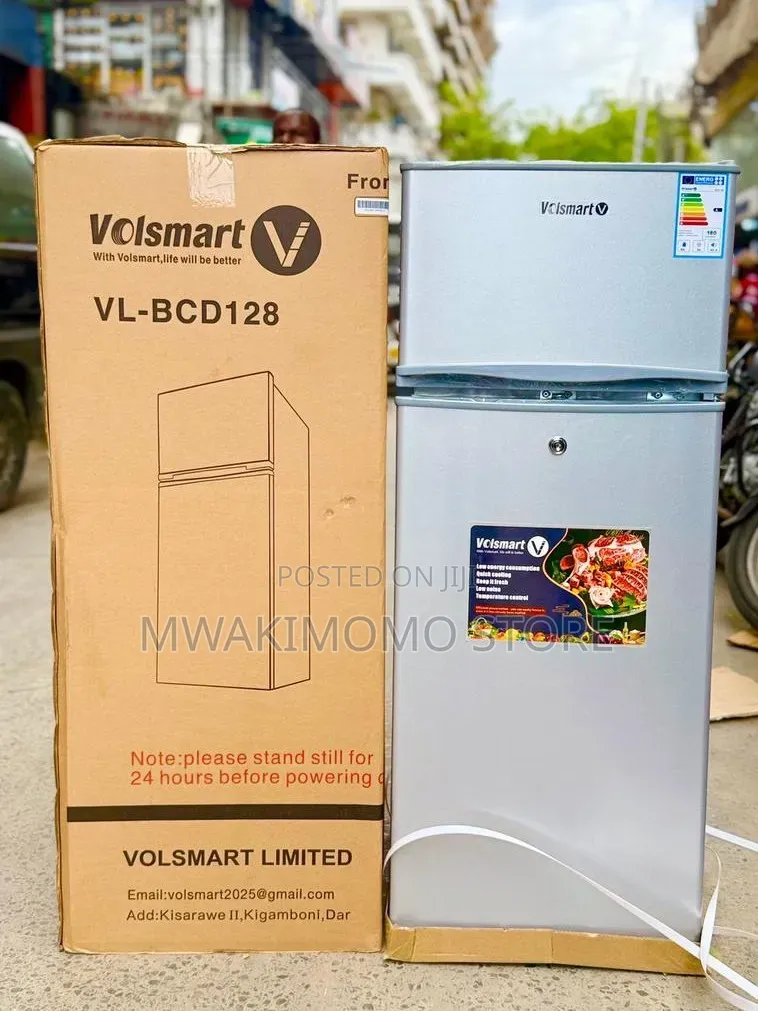 Volsmart Double Door Refrigerator 128L