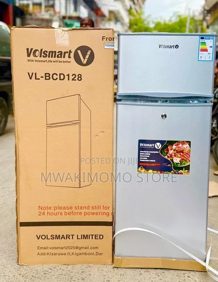 Volsmart Double Door Refrigerator 128L