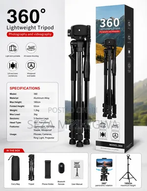 360° Lightweight Tripod — Model 360