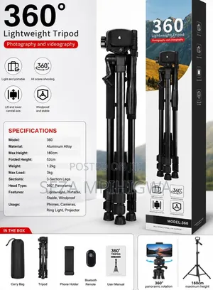 360° Lightweight Tripod — Model 360
