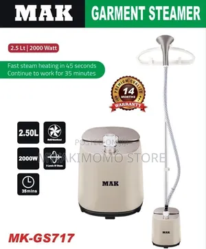 MAK Garment Steamer (Model: MK-GS717)