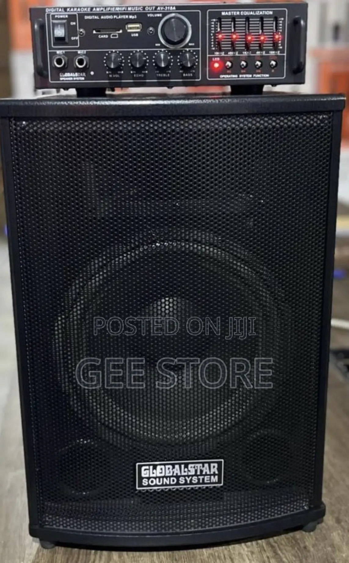 Globalstar Sound System and Powerful Amplifier AV-318A