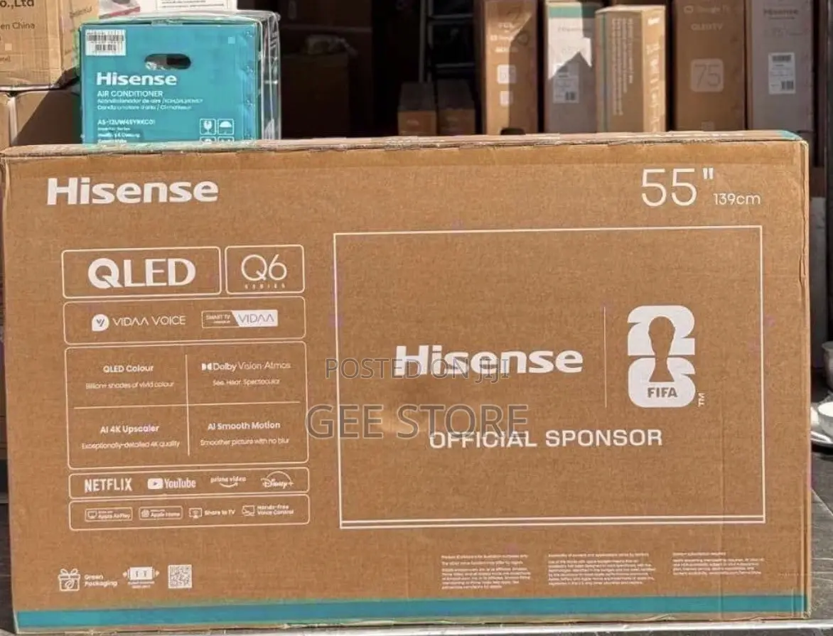 Hisense 55" Q6 Series QLED Smart TV (Model 55Q6Q)