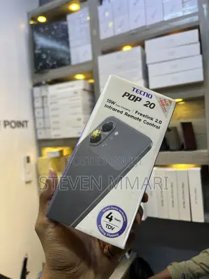 New Tecno Pop 20 128 GB Black