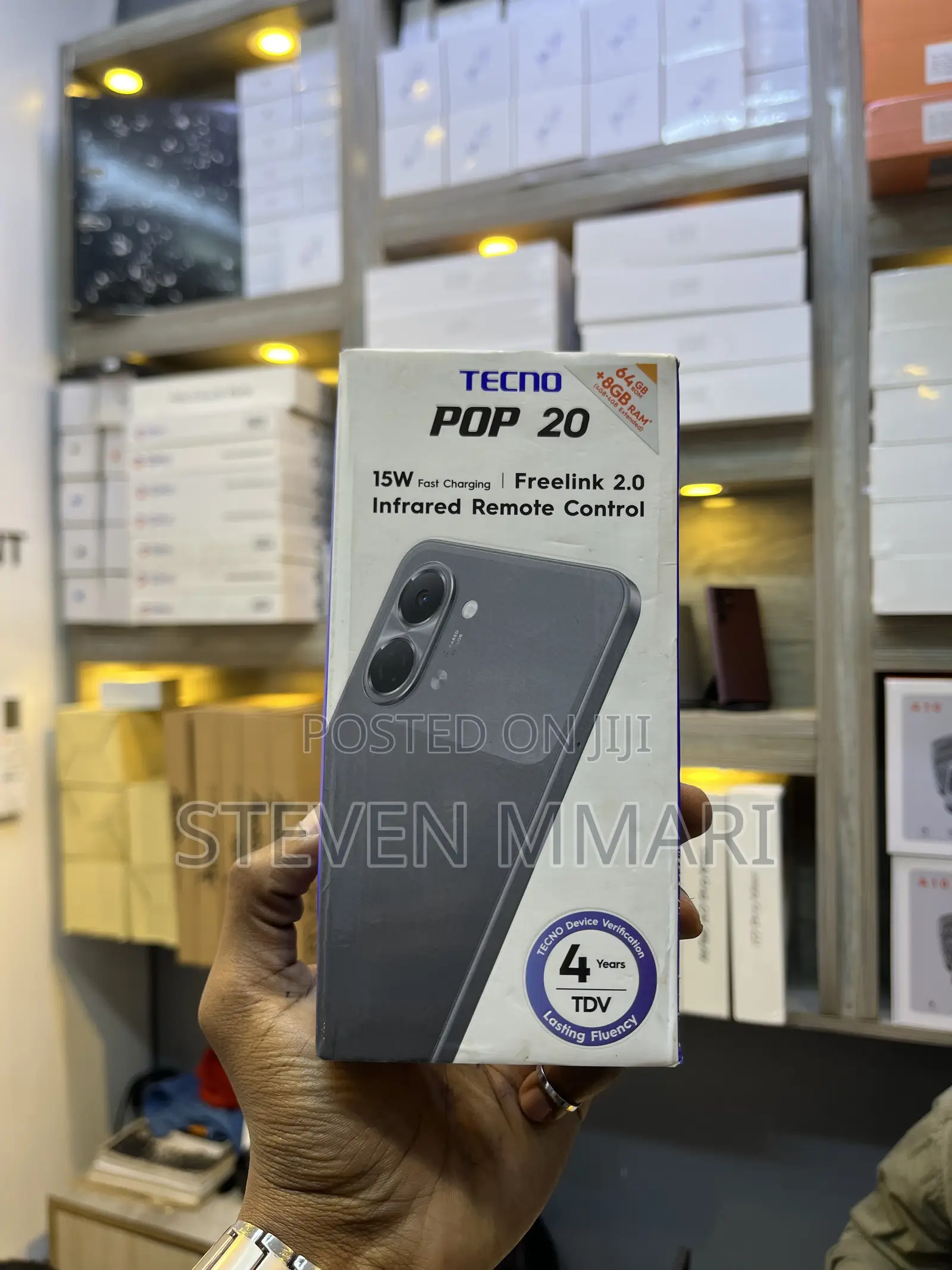 New Tecno Pop 20 128 GB Black