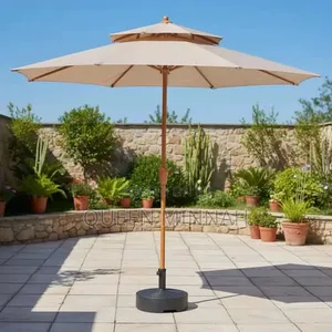 Patio Umbrella/Double-Tiered Canopy