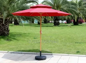 Foldable Water Proof Wooden Sun Umbrella