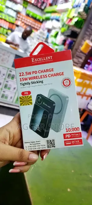 Excellent P8 10,000mAh Magnetic Portable Powerbank