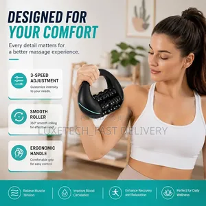 Rolling Percussive Massager – Muscle Roller for Deep Tissue Recovery
