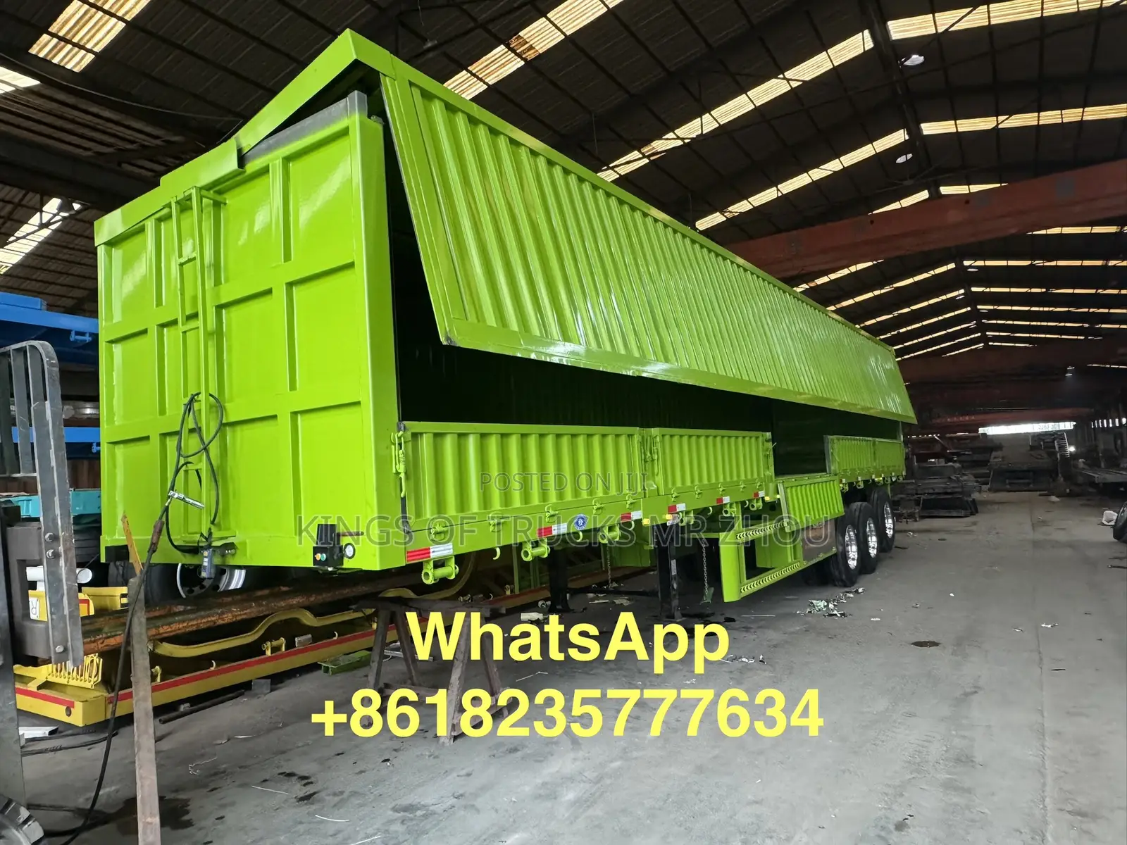 Ready for Order Brand New Wing-Opening Trailer