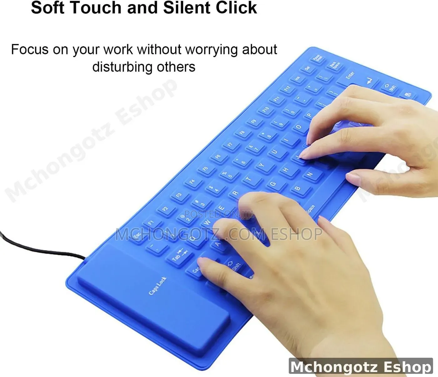 FLEXIBLE WIRED KEYBOARD | Foldable Silicone USB Wired Keyboard (85-Key