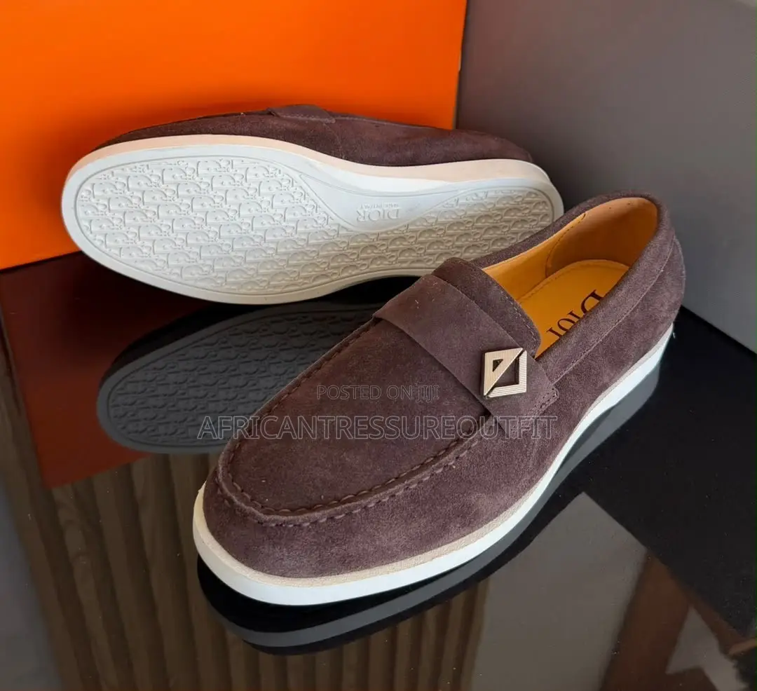 Dior Loafer Suede Classic Clean White Rubber Sole Available