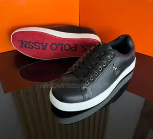 u.s.polo Assn Lace Up Sneakers With Thick White Middle Sole