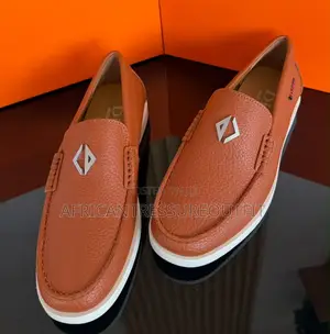 Dior Loafers Leather Classic Collection With Clean White Constast Sole