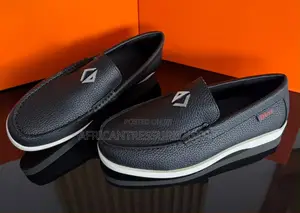 Dior Loafers Leather Classic Collection With Clean White Constast Sole