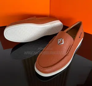 Dior Loafers Leather Classic Collection With Clean White Constast Sole