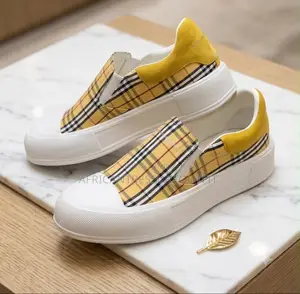 Alexander McQueen Slip-O Sneakers Feature a Plaid Pattern Available