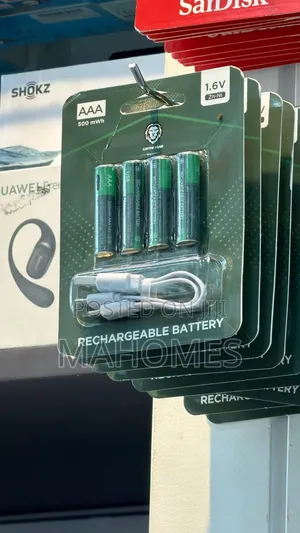 4-Pack of Green Lion AAA 1.6V Zn-Ni Rechargeable Batteries