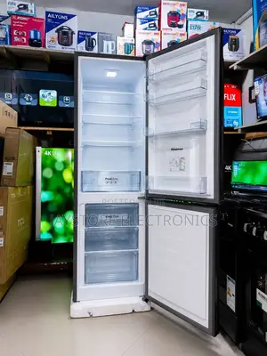 *Hisense 264L Double Door Fridge + Water Dispenser (H370bmib-Wd)