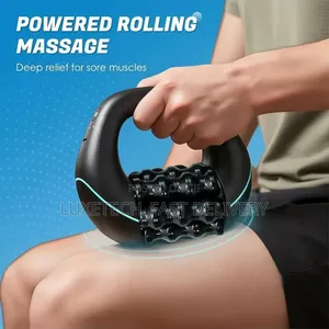 Rolling Percussive Massager – Rechargeable Deep Tissue Muscle Roller