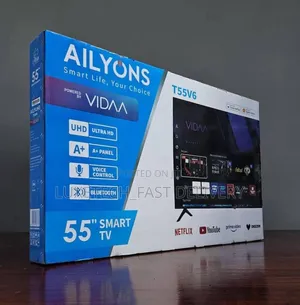 Ailyons 55" UHD Smart VIDAA TV (Model T55V6)