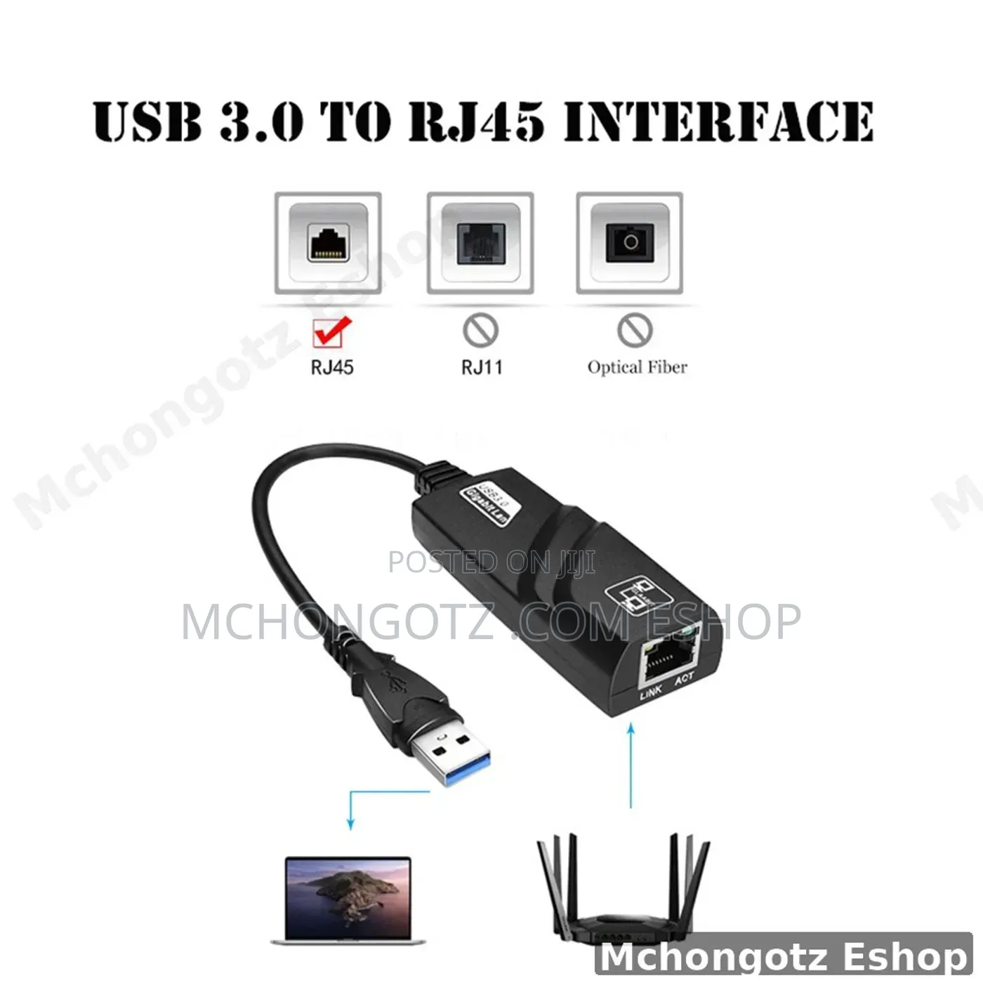 USB to Ethernet | Rj45 Adapter 10/100/1000mbps USB 3.0 Wired Network