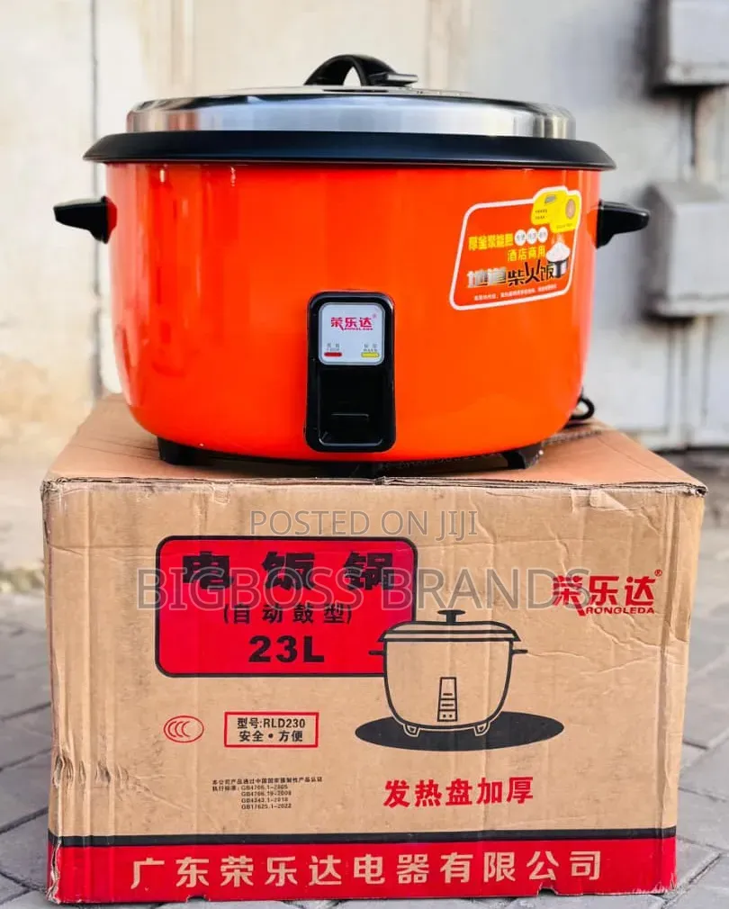 Rice Cooker Kubwa 23 Liters Sawa Na 5kg
