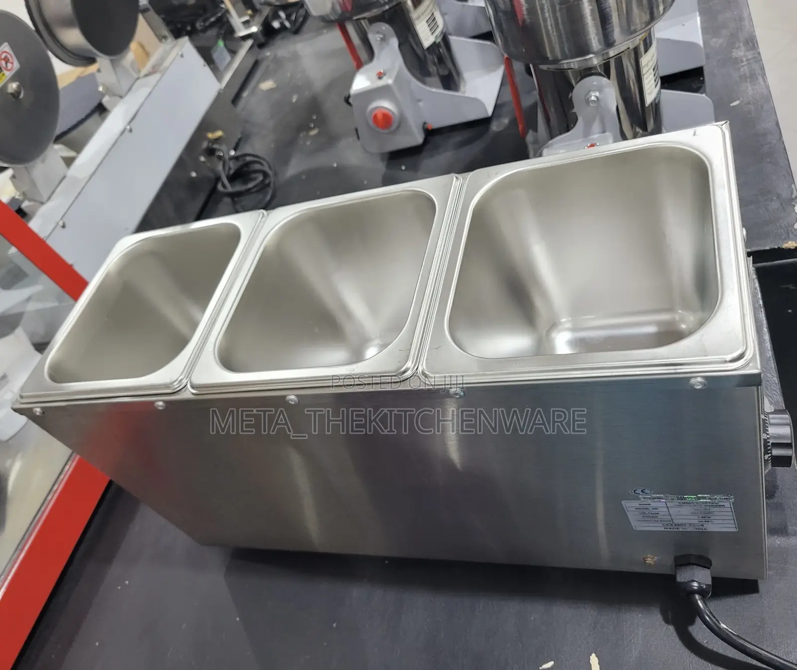 Commercial Electric Chocolate Melting and Tempering Machine 3-Tank