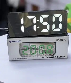 Gaosiio DS-3821L Modern Digital LED Mirror Clock