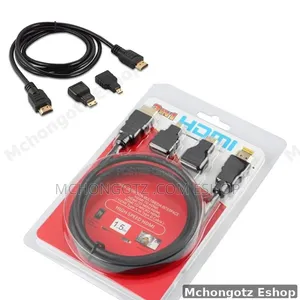 Multifunction High-Speed HDMI 3-in-1 Cable (Micro Mini HDMI)