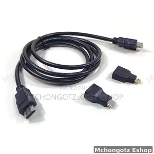 Multifunction High-Speed HDMI 3-in-1 Cable (Micro Mini HDMI)