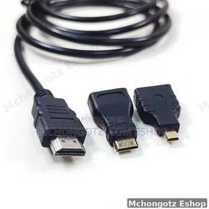Multifunction High-Speed HDMI 3-in-1 Cable (Micro Mini HDMI)