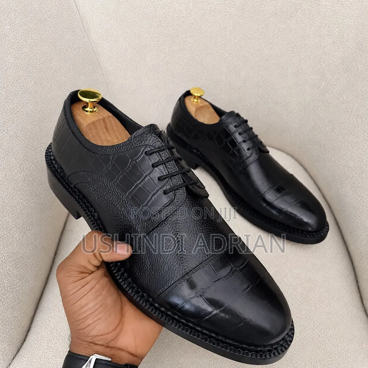 de’rossi Leather Shoesquality Pure Leatherfull Boxed