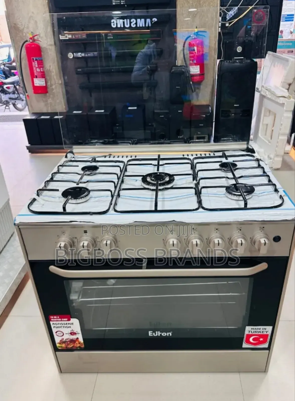 Euron Gas Cooker 60*90 Full Gas Made in Turkey Distributed by HISENSE