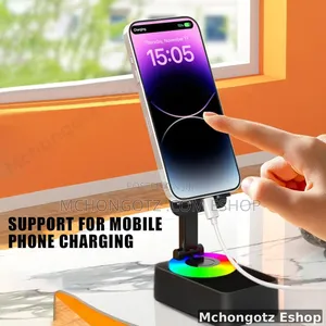 4-in-1 Mobile Phone Holder With Wireless Speaker (360° Rotation) 5.0