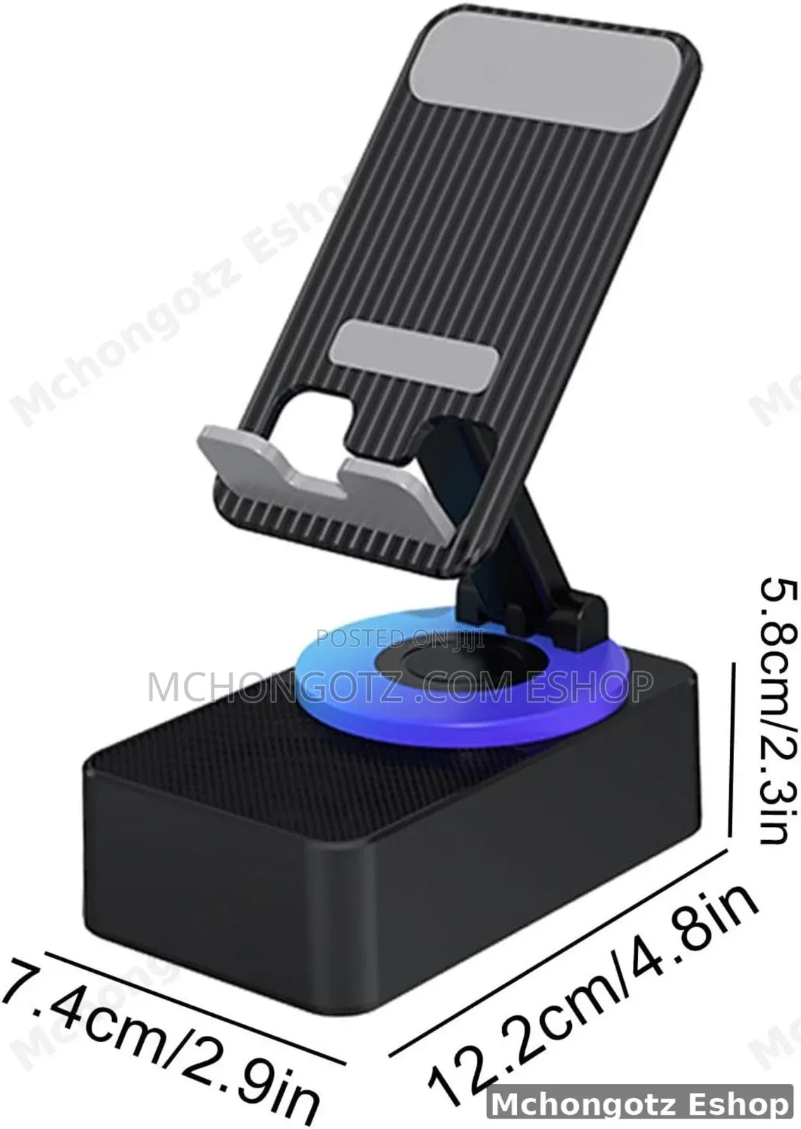 4-in-1 Mobile Phone Holder With Wireless Speaker (360° Rotation) 5.0