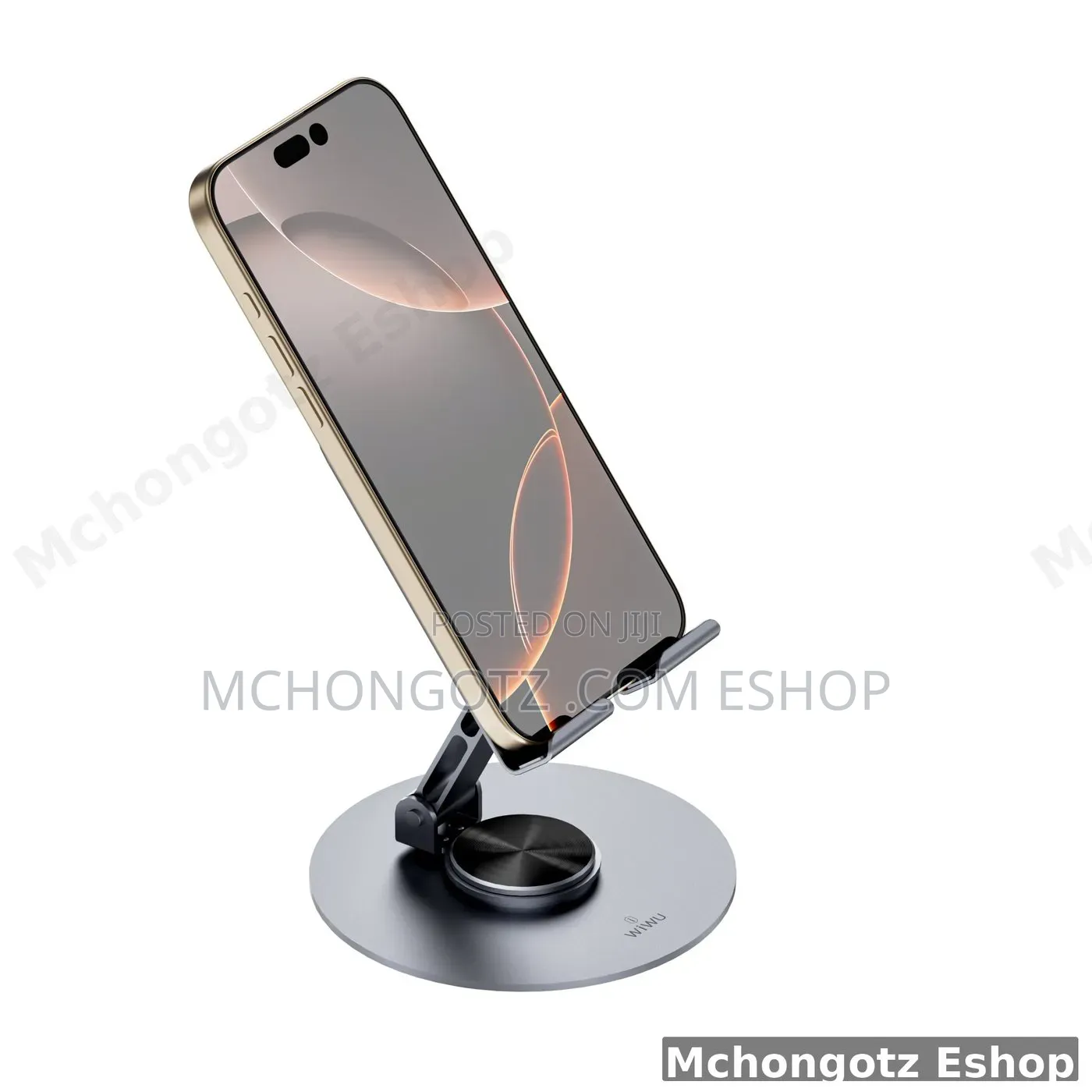 WiWU ZM-014 360 Foldable Desktop Rotation Phone Stand Grey 5.0 (New)