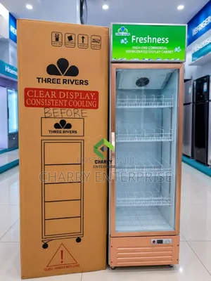 Three Rivers Showcase Fridge 300L Beverage Cooler Ya Biashara