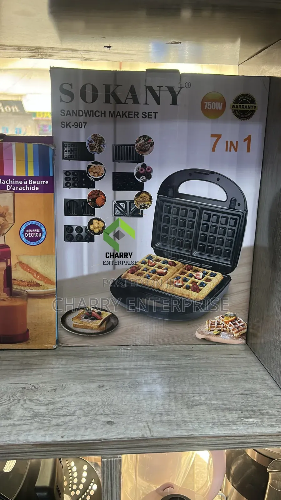Sokany Sandwich Maker Set 7 in 1 With 750W