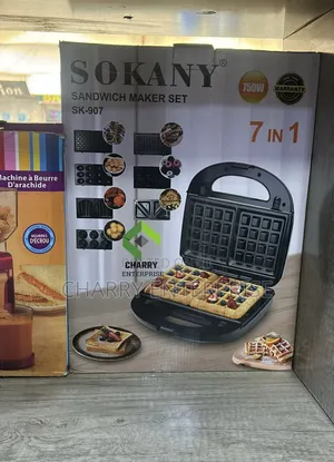 Sokany Sandwich Maker Set 7 in 1 With 750W