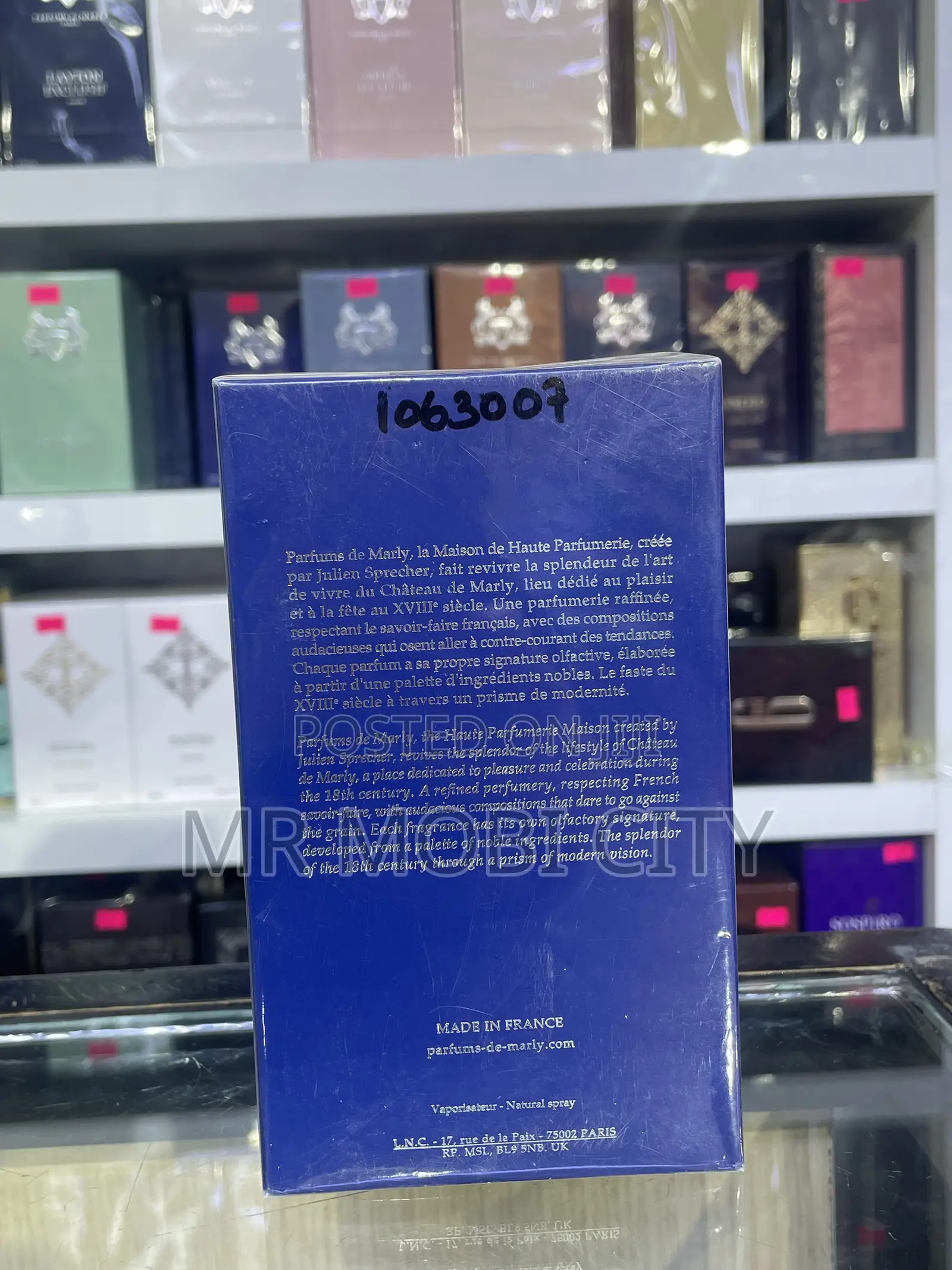 Parfume De MARLY PERCIVAL