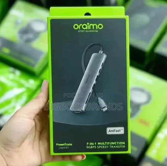 Oraimo PowerTrans USB-C Hub 7-in-1 Multi-Functional Adapter (OUH-511)