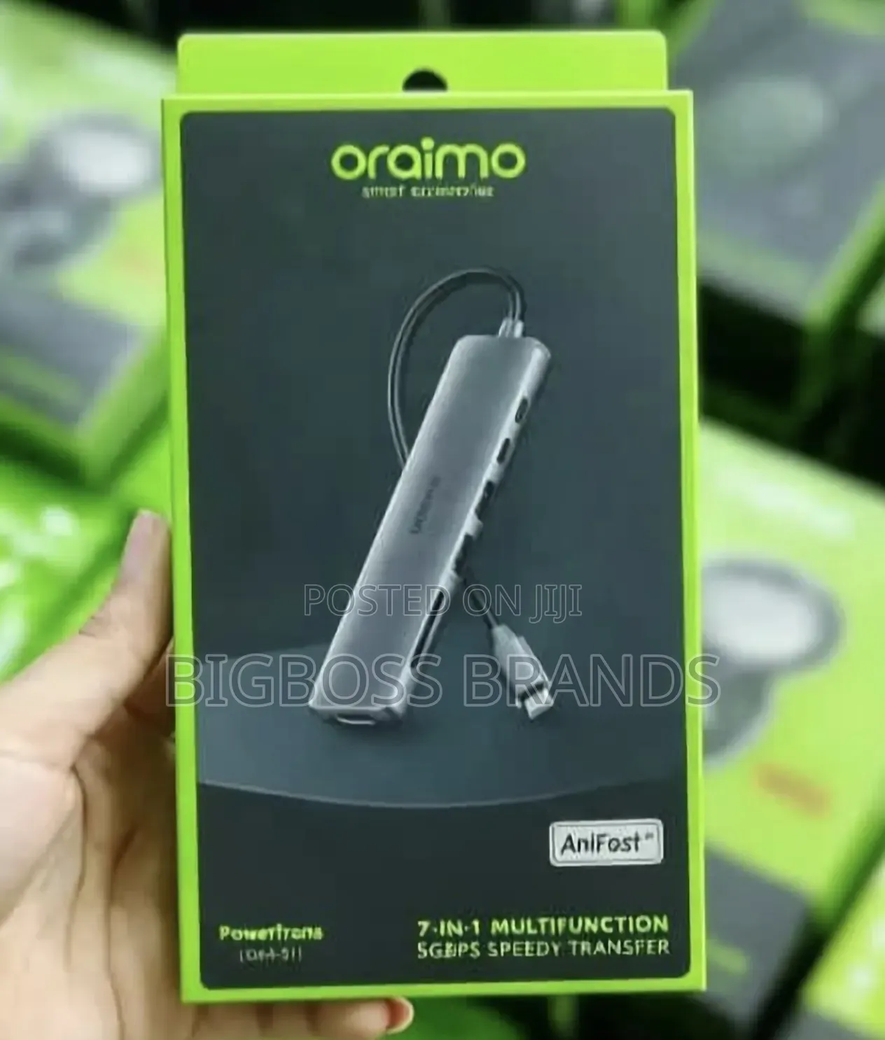 Oraimo PowerTrans USB-C Hub 7-in-1 Multi-Functional Adapter (OUH-511)