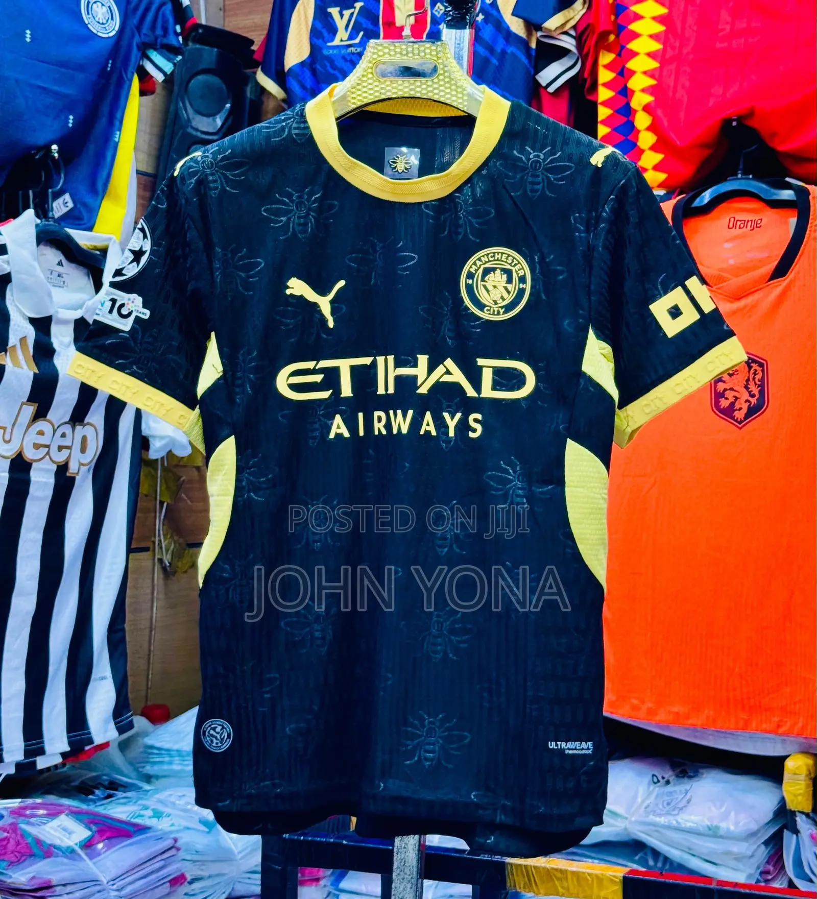 Manchester City Jersey Black