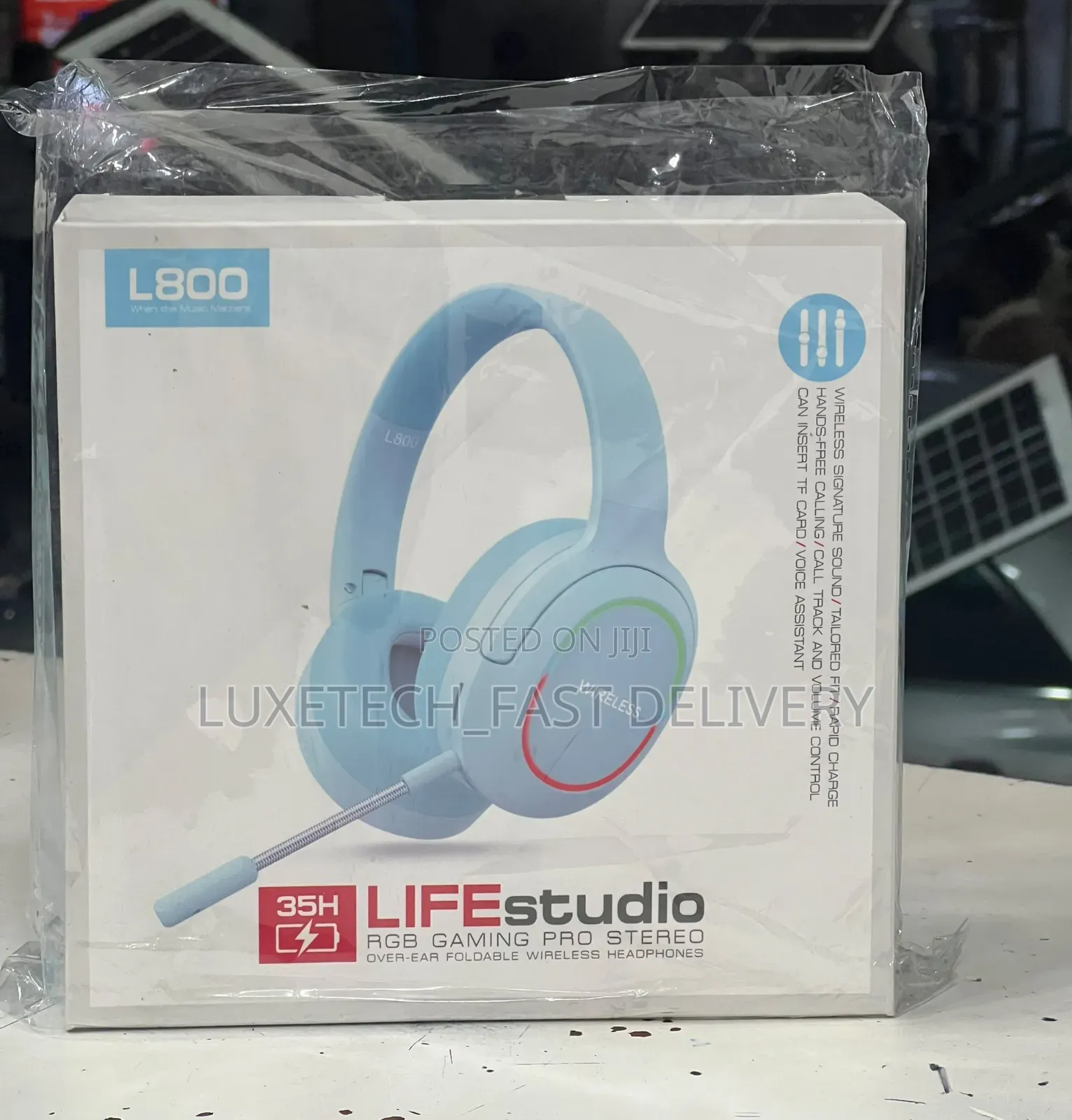 Life Studio L800 RGB Gaming Wireless Headphones