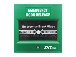 EX-900 Emergency Break Glass, Green Color