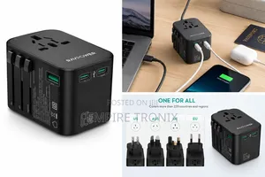 RAVPower 65W 3-Port Travel Charger Universal Adapter